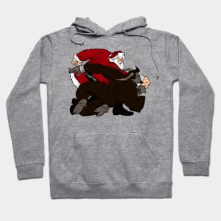 Santa Vs Krampus Hoodie